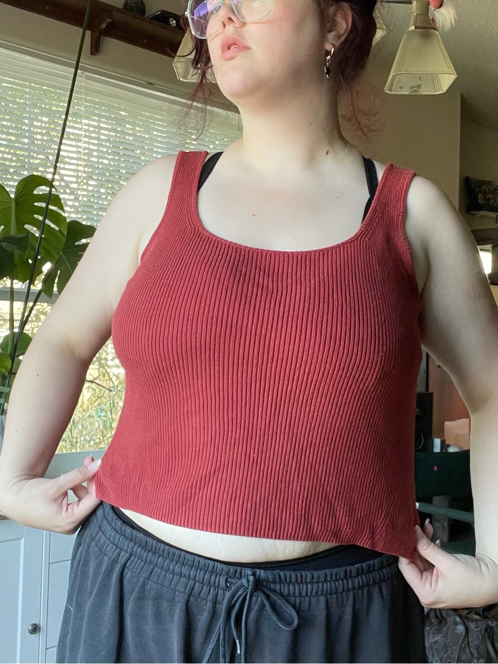 Madewell Ribbed Square-Neck Tank Top